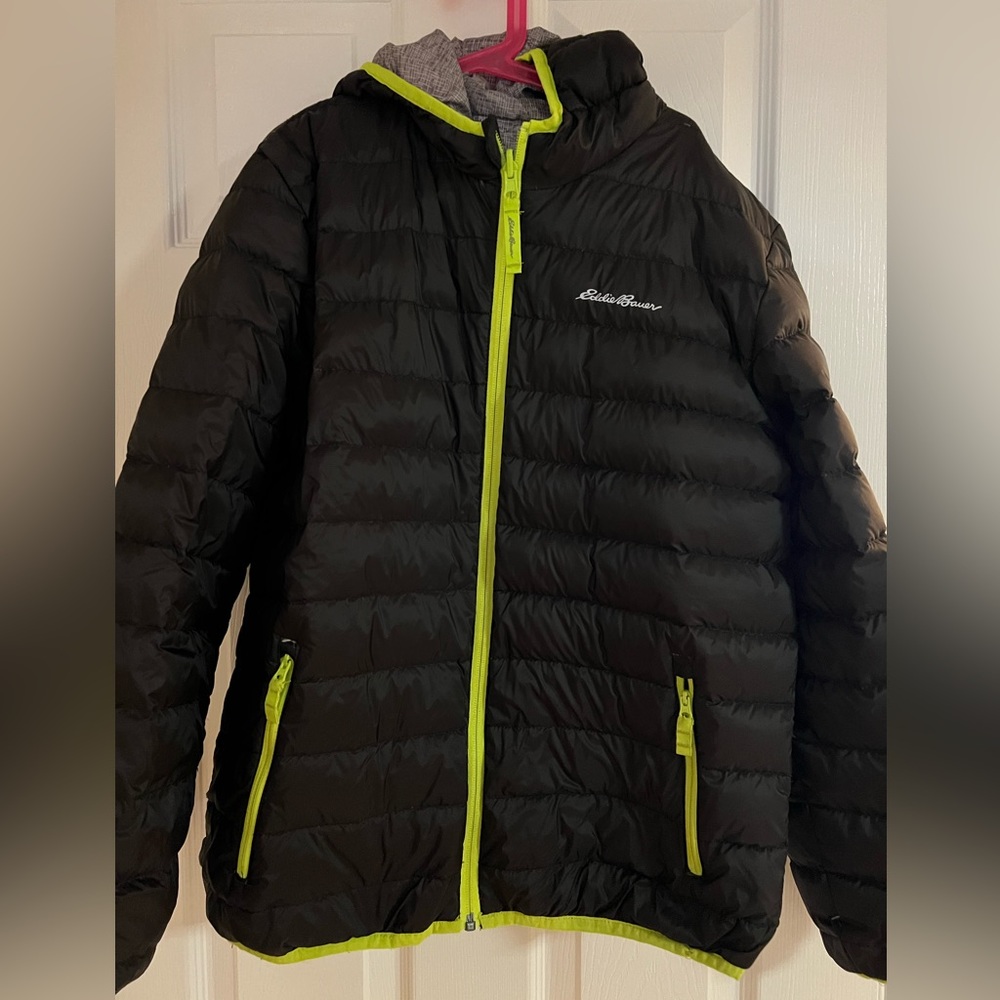 Eddie Bauer boys reversible coat with hood